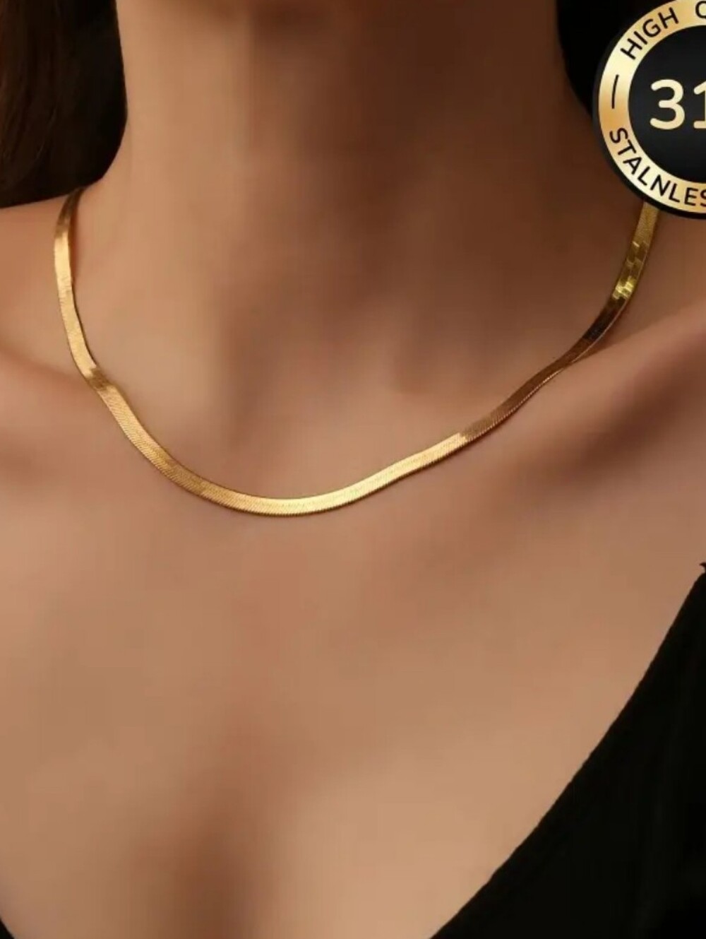 Gold Chain Necklace - 316 Stainless Steel